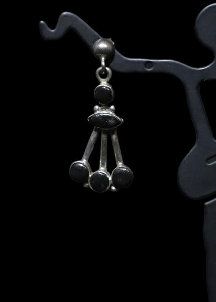 Black Onyx Pendant and Earring Set