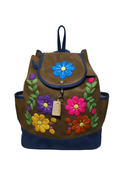 Ayacucho Faux Suede Backpack