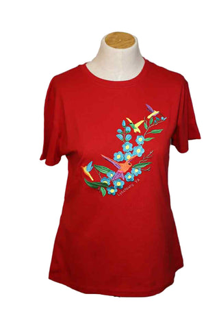 Embroidered Geographic T-Shirt