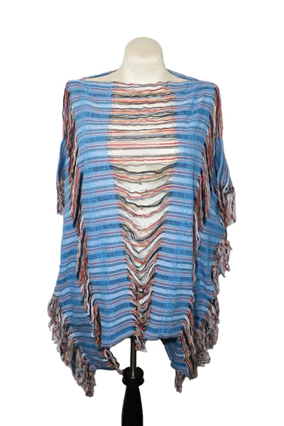 Frayed Cotton Beach Cover Up
