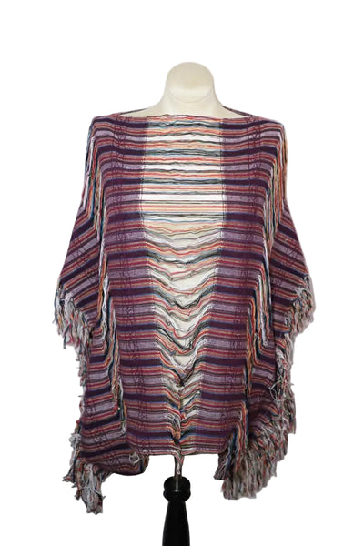 Frayed Cotton Beach Cover Up