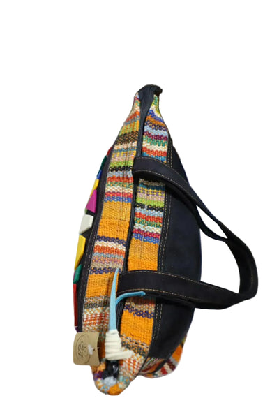 Hand-Crafted Geometric Shapes Bag