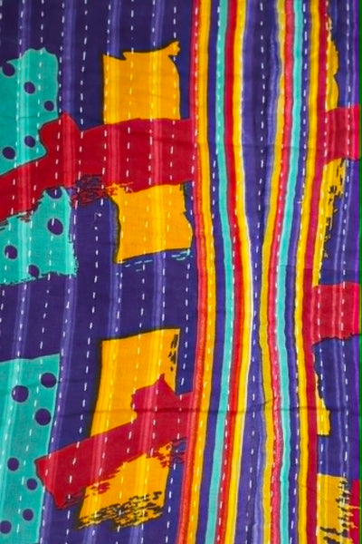 Reversable Khanta Quilt Throw