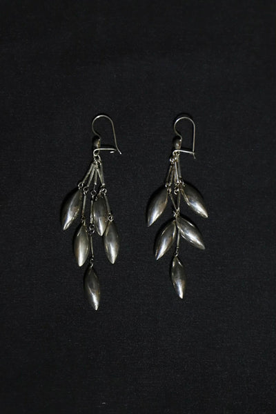 Sterling Silver Wheat Stalk Earrings