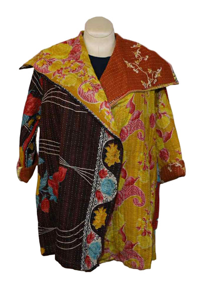Khanta Quilt Reversable Coat
