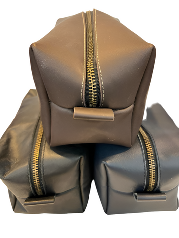 Handmade Leather Toiletry Bag