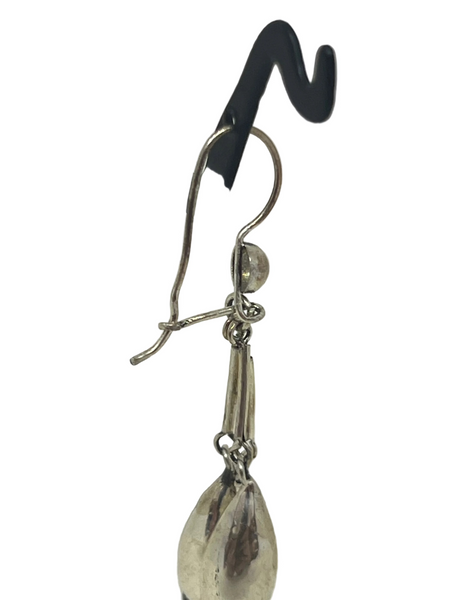 Sterling Silver Wheat Stalk Earrings