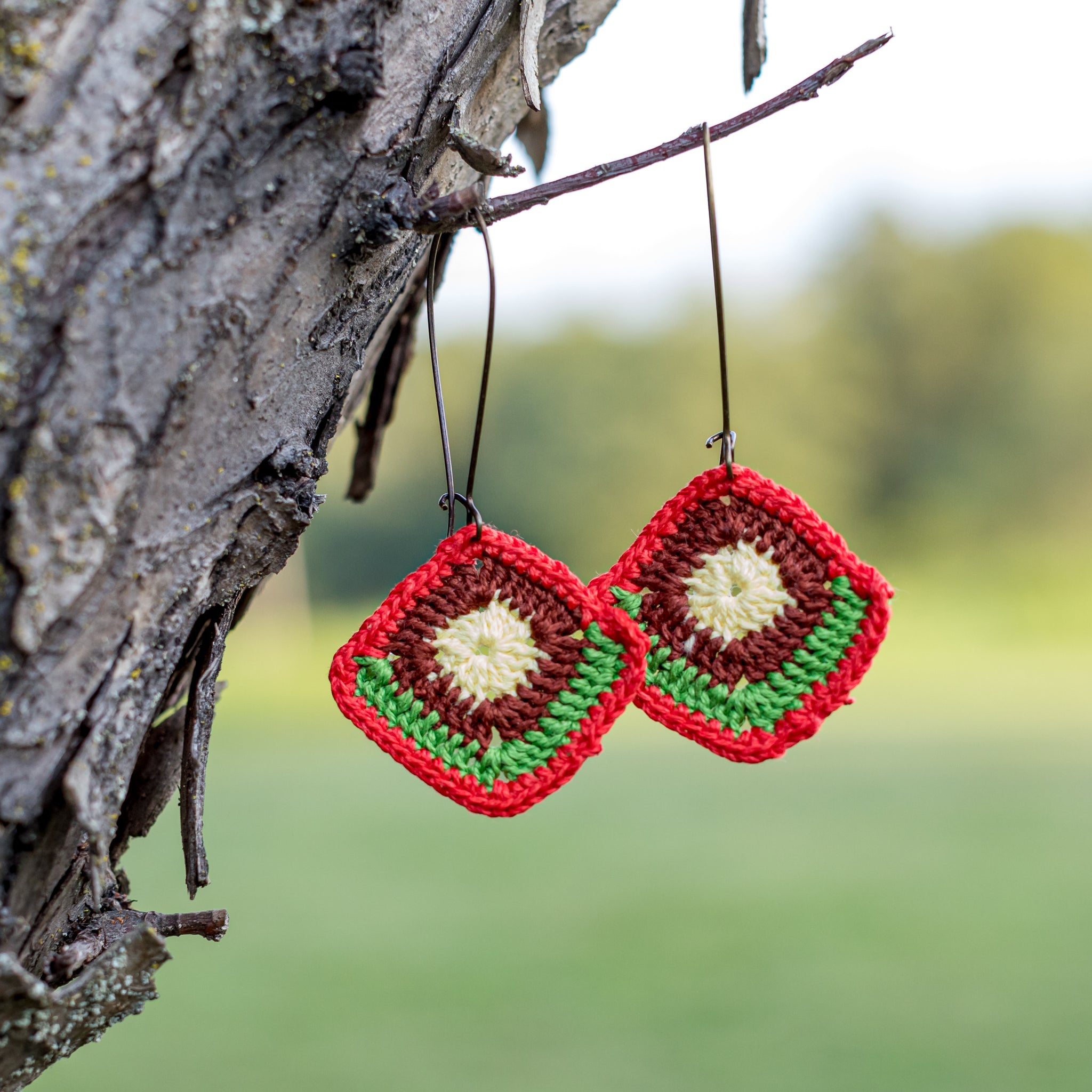 Micro Crochet Earrings