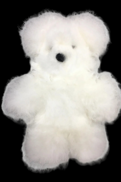 Alpaca Fur Teddy Bear Key Chain