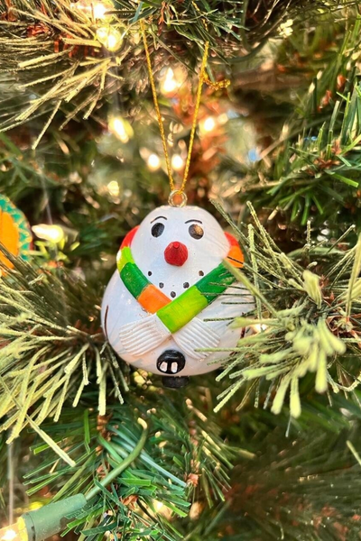 Snowman Gourd