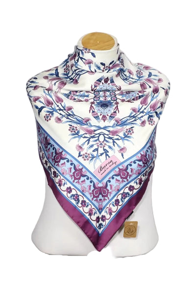Iznik Tile Pattern Silk Scarves