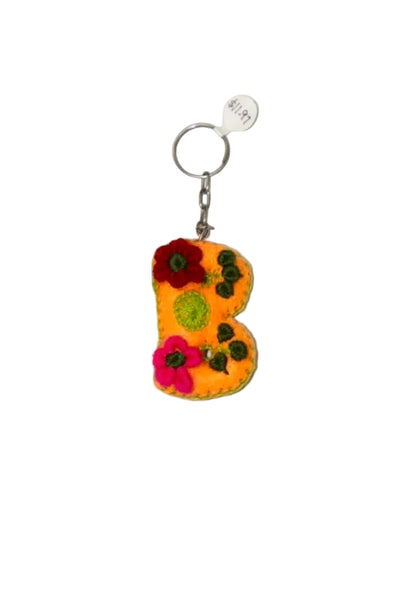 Small Embroidered Key Chain