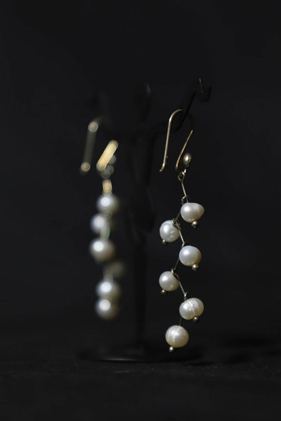 Fresh-Water Pearl Sterling Earrings