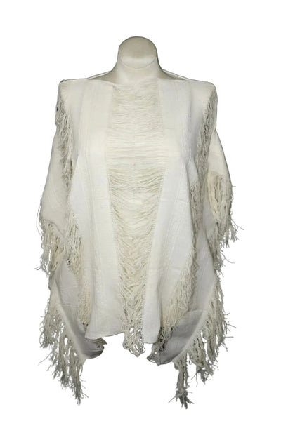 Frayed Cotton Beach Cover Up