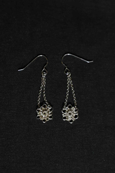 Daisy Beth Wire Crochet Flower Earrings