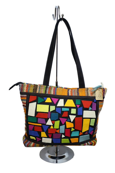 Hand-Crafted Geometric Shapes Bag