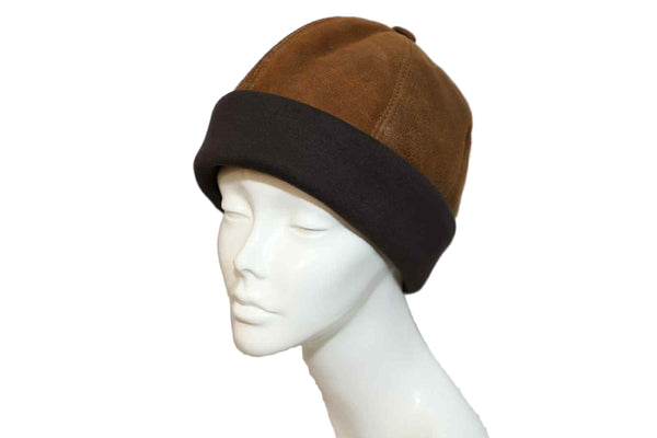 Lambskin Leather Beanie