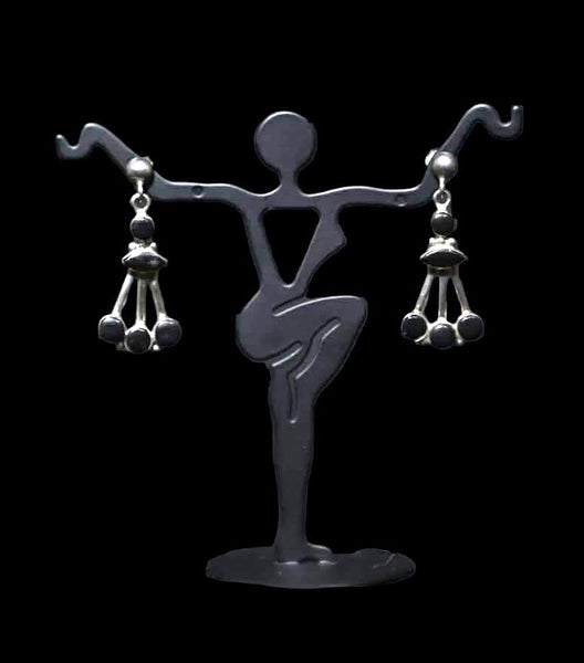 Black Onyx Pendant and Earring Set