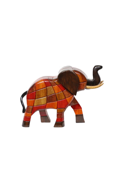 Elephant Puzzle Sculpture