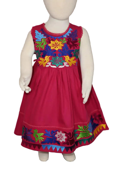 Children's Embroidered Dress 9-12 Mths