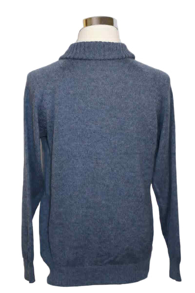 Alpaca Blend Light Blue Cardigan