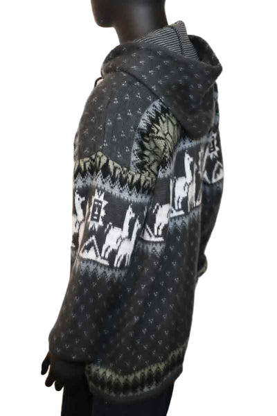 Combed Alpaca Wool Blend Hoodie