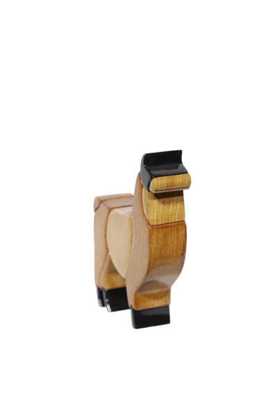 Llama Puzzle Sculpture