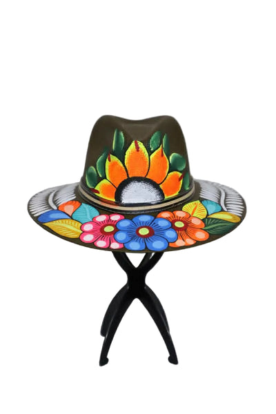 Hand Painted Artisan Hat