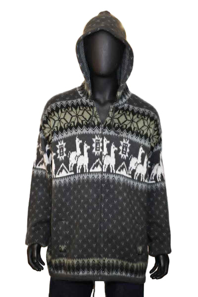 Combed Alpaca Wool Blend Hoodie