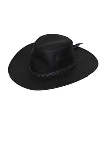 Western Style Leather Hat