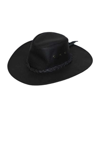 Western Style Leather Hat