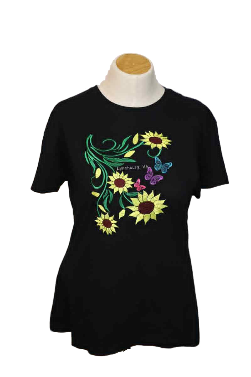 Embroidered Geographic T-Shirt