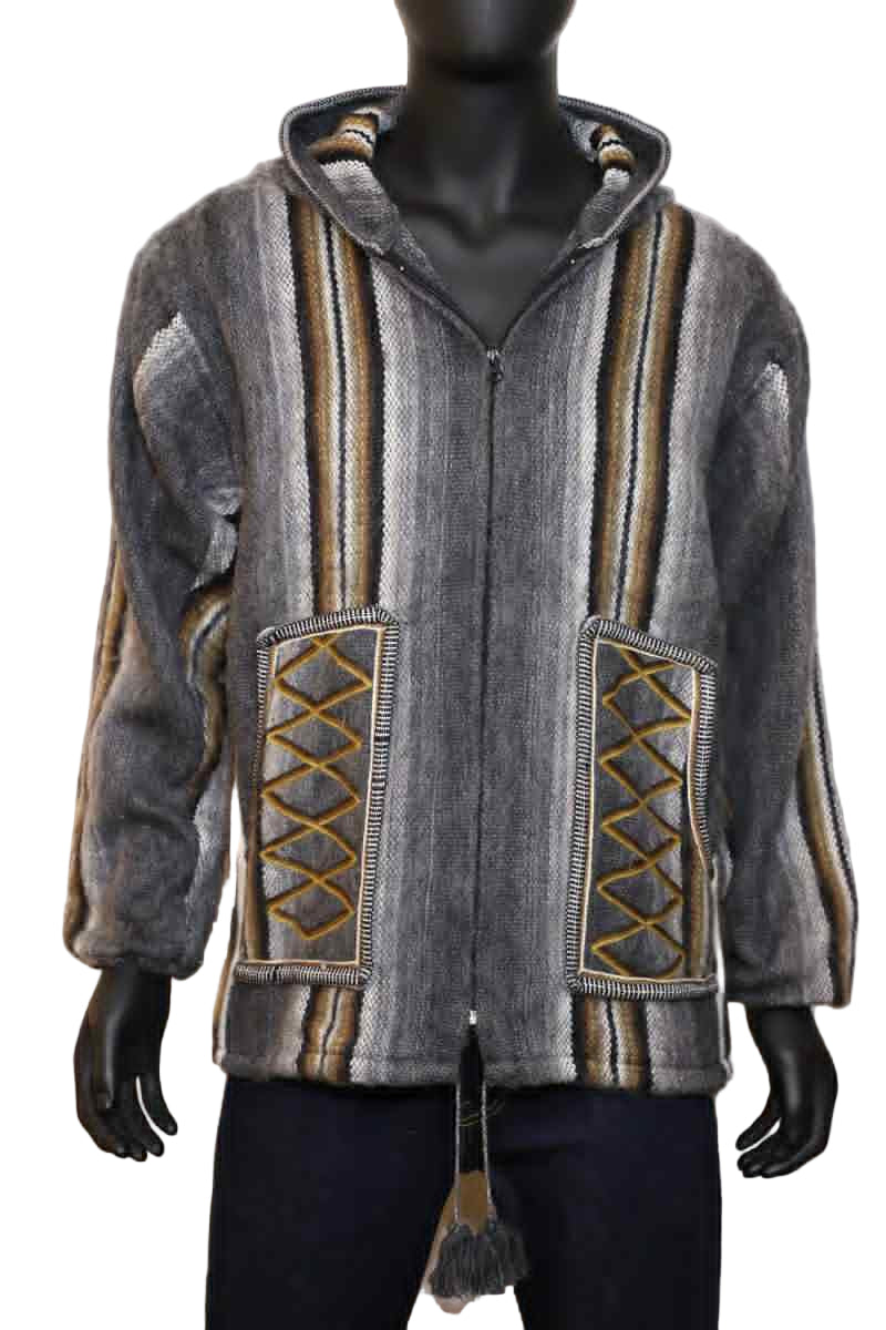 Combed Alpaca Wool Blend Hoodie