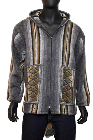 Combed Alpaca Wool Blend Hoodie