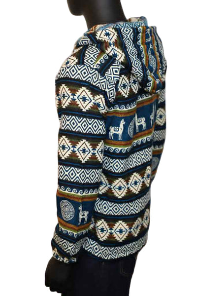 Wool Blend Hoodie Jacket