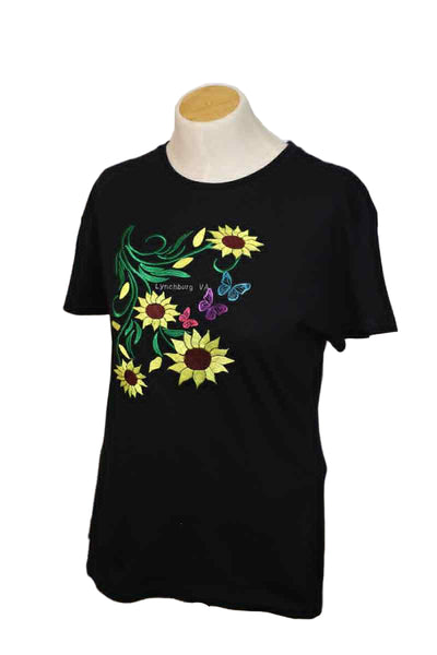 Embroidered Geographic T-Shirt