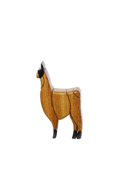 Small Llama Puzzle Sculpture