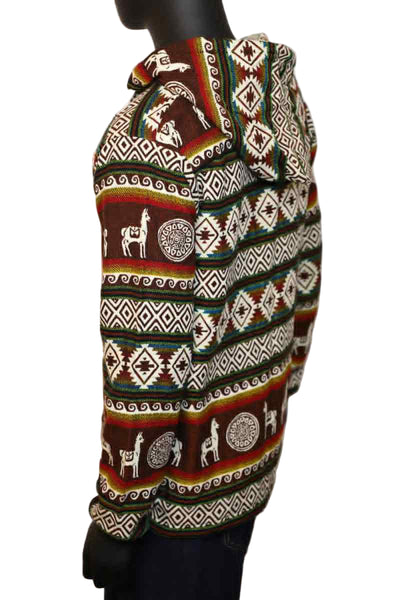 Wool Blend Hoodie Jacket