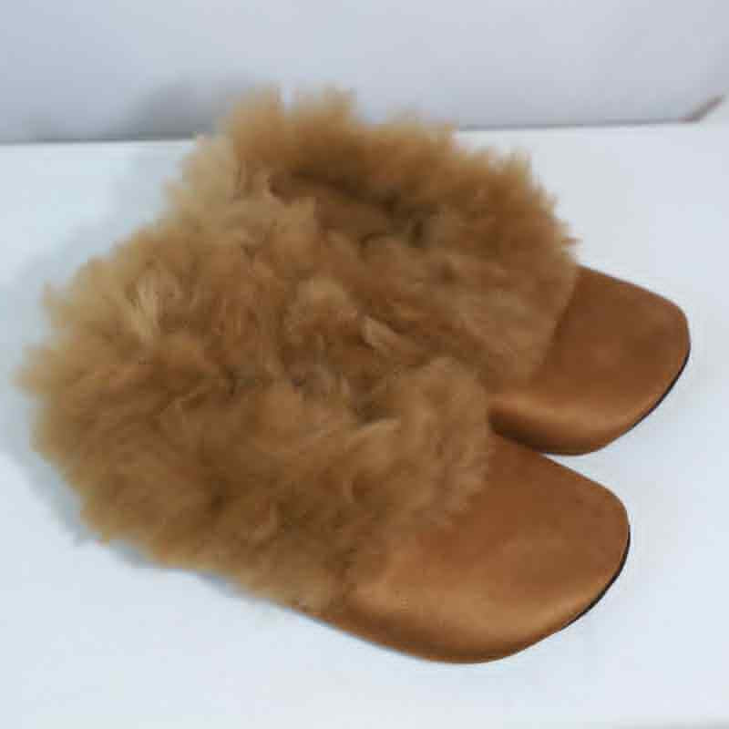 Alpaca Unisex Slippers - 5.5M/7.5W