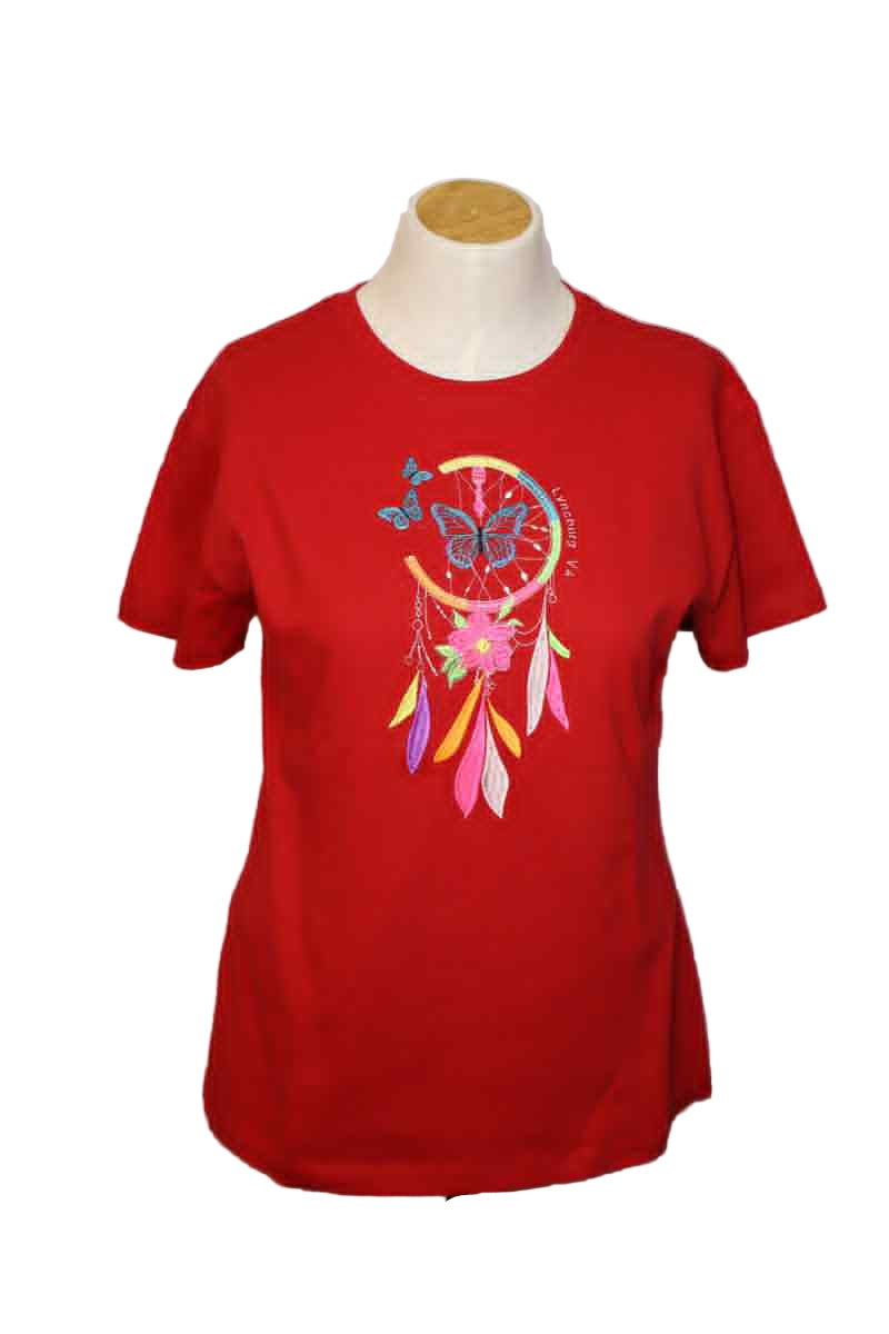 Embroidered Geographic T-Shirt