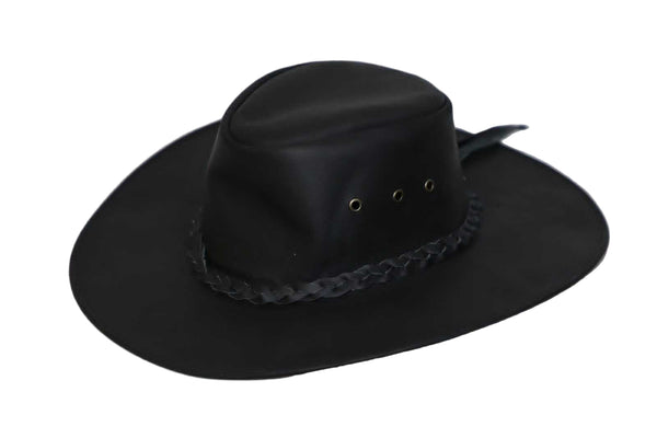 Western Style Leather Hat
