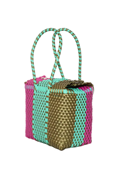 Small Handwoven Artisan Tote Bag