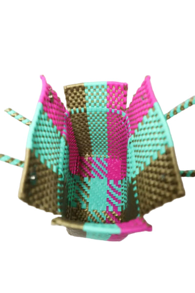 Small Handwoven Artisan Tote Bag