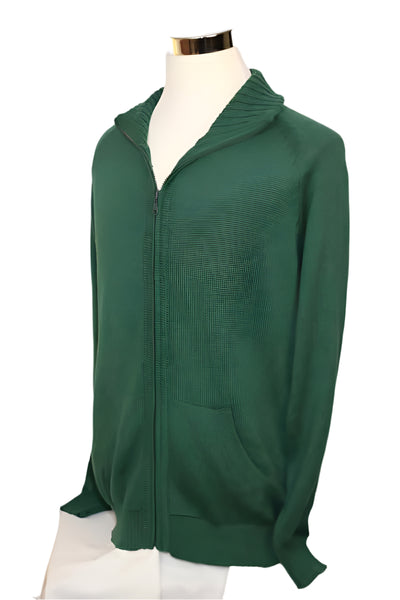Alpaca Blend Green Cardigan