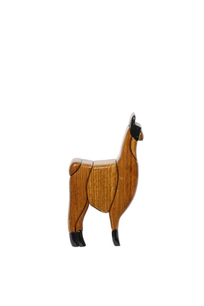 Small Llama Puzzle Sculpture