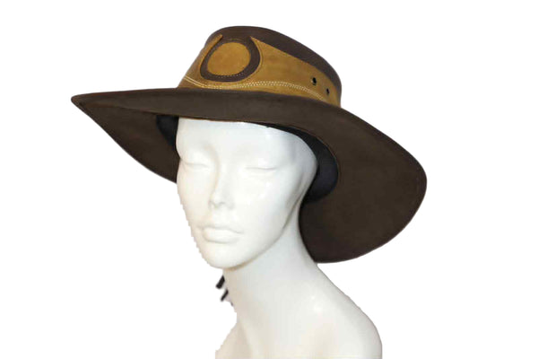 Western Style Leather Hat
