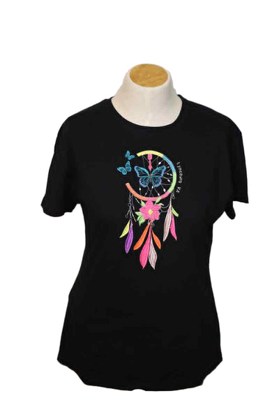 Embroidered Geographic T-Shirt