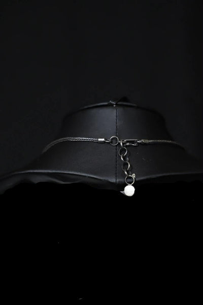 Sterling Silver Inlaid Statement Necklace