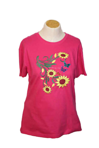 Embroidered Geographic T-Shirt