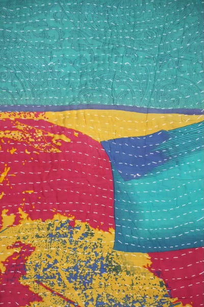 Reversable Khanta Quilt Throw
